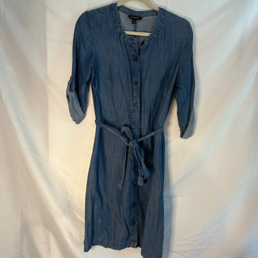 Banana Republic Denim Shirt Dress Size 6